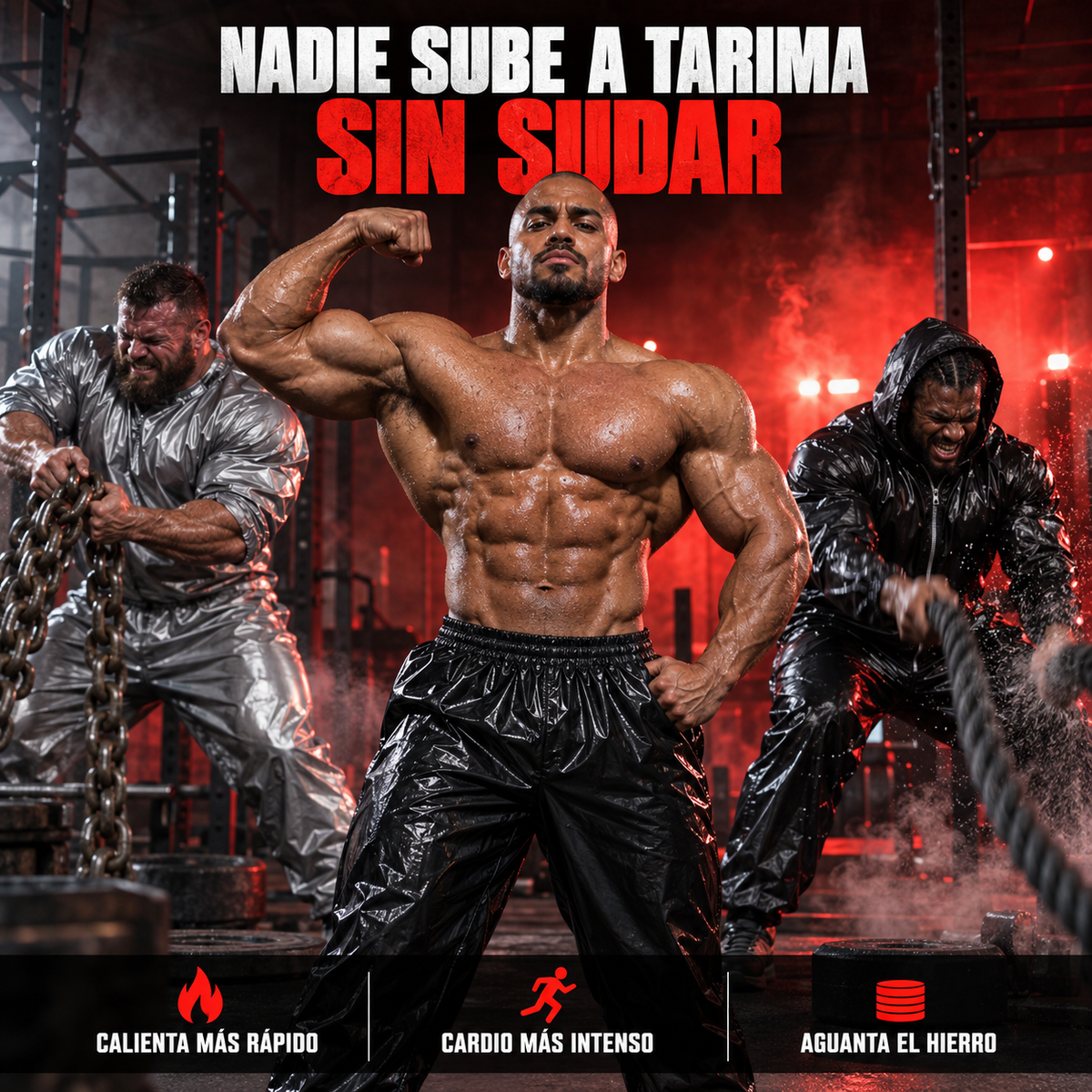 Traje Sauna Old School: Cardio de Tarima