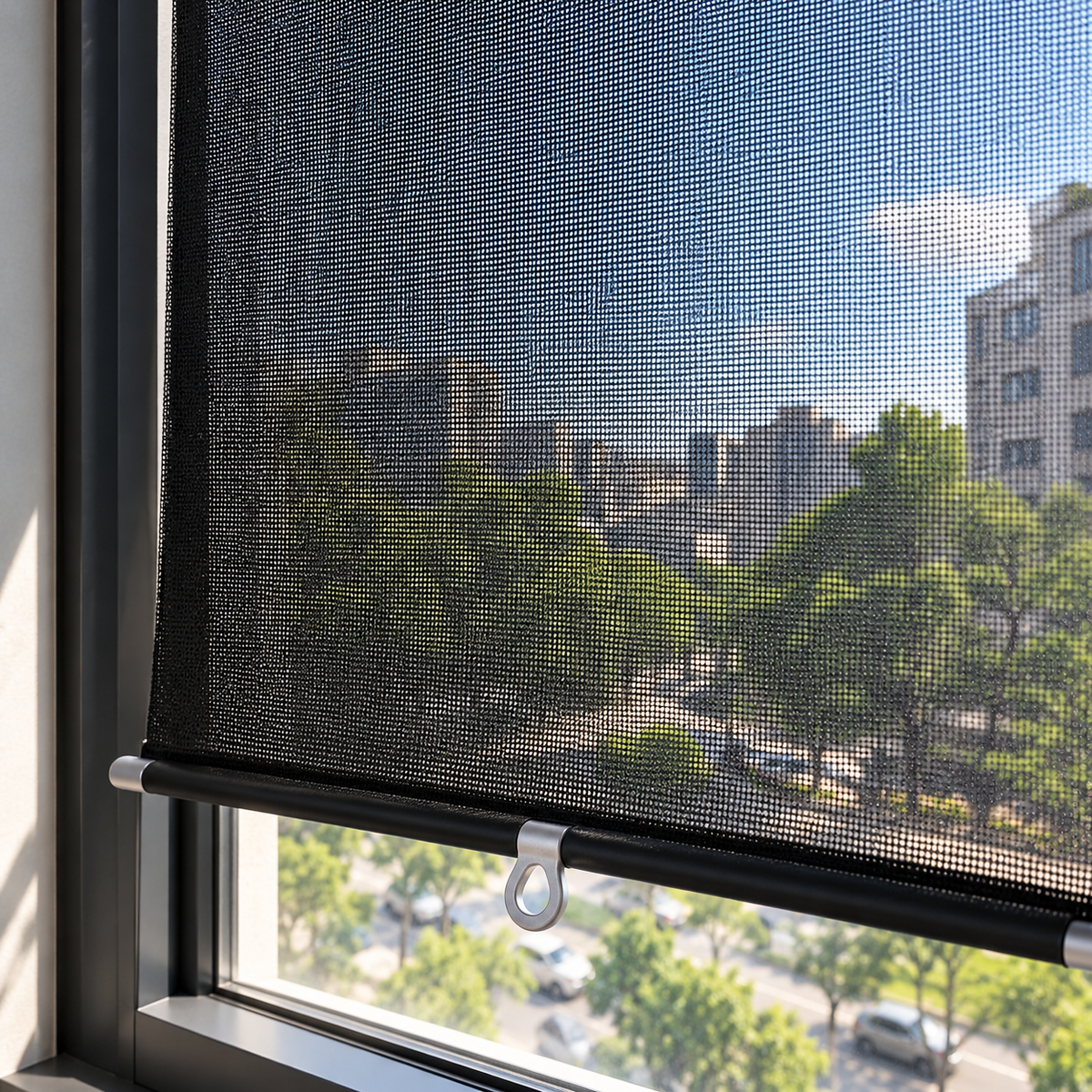 Persiana Solar Enrollable 50×125 cm — Sin Taladro