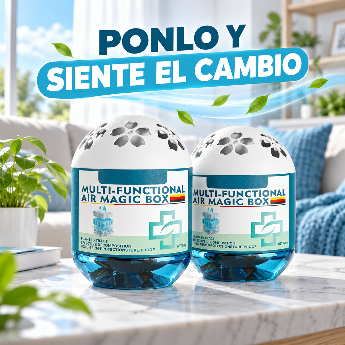 Purificadores de Aire Alemán x2 - Absorbe Polvo y Humedad