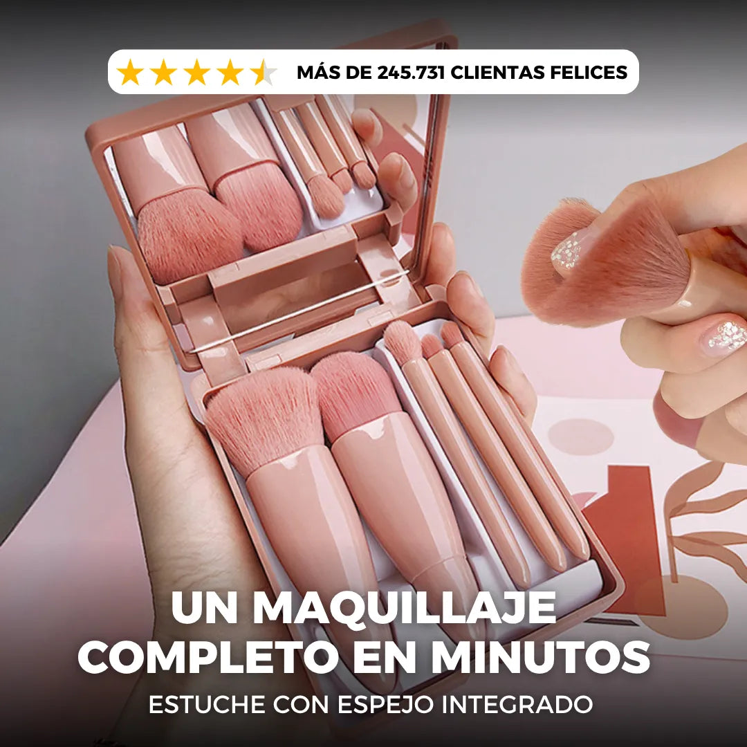Set de 5 Brochas + Espejo