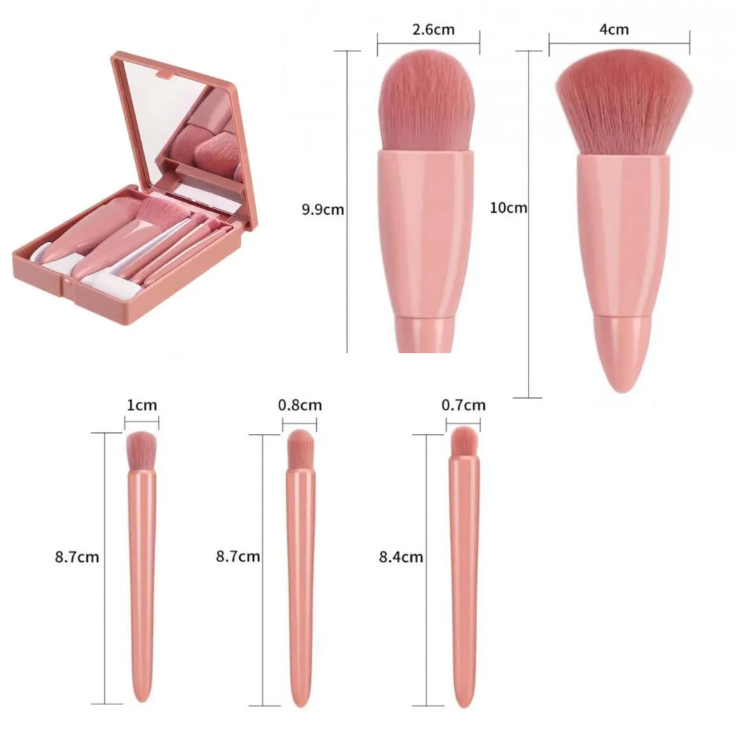 Set de 5 Brochas + Espejo