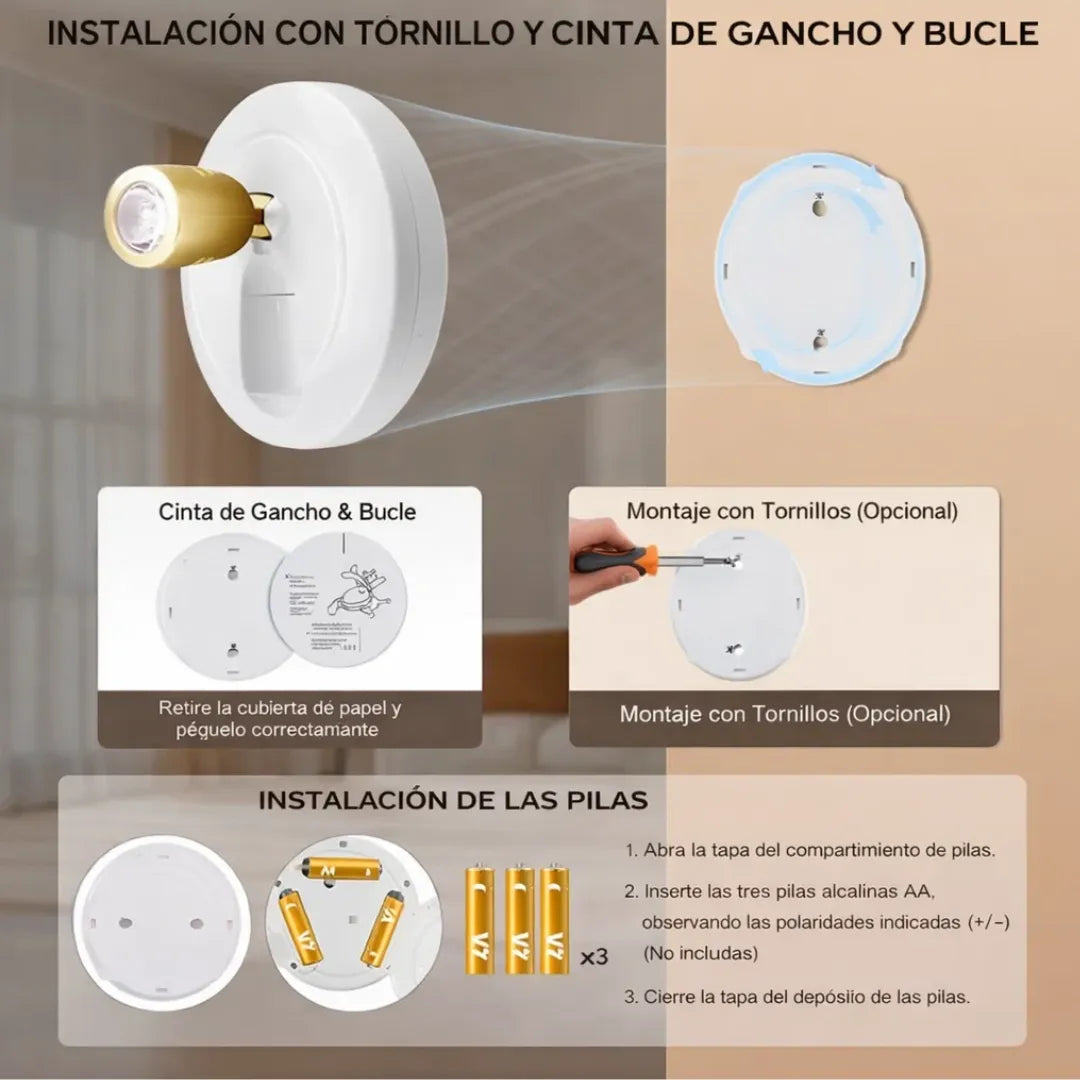 Set de Luces Spotlight Inalámbricas