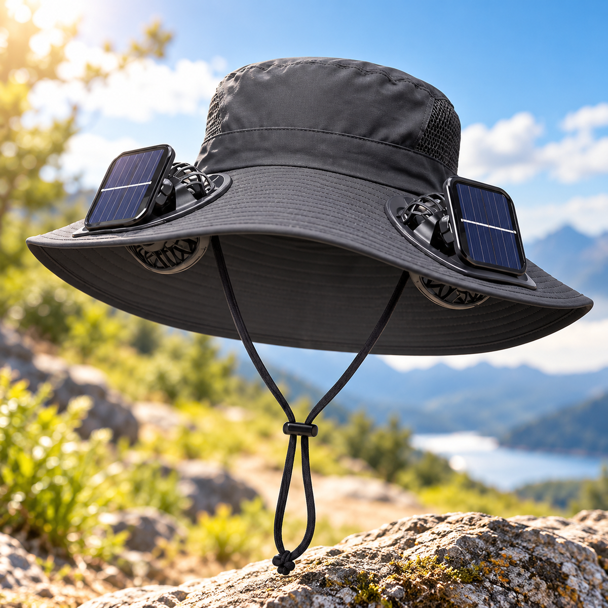 Sombrero Pescador Breeze Pro -  con ventiladores incluidos