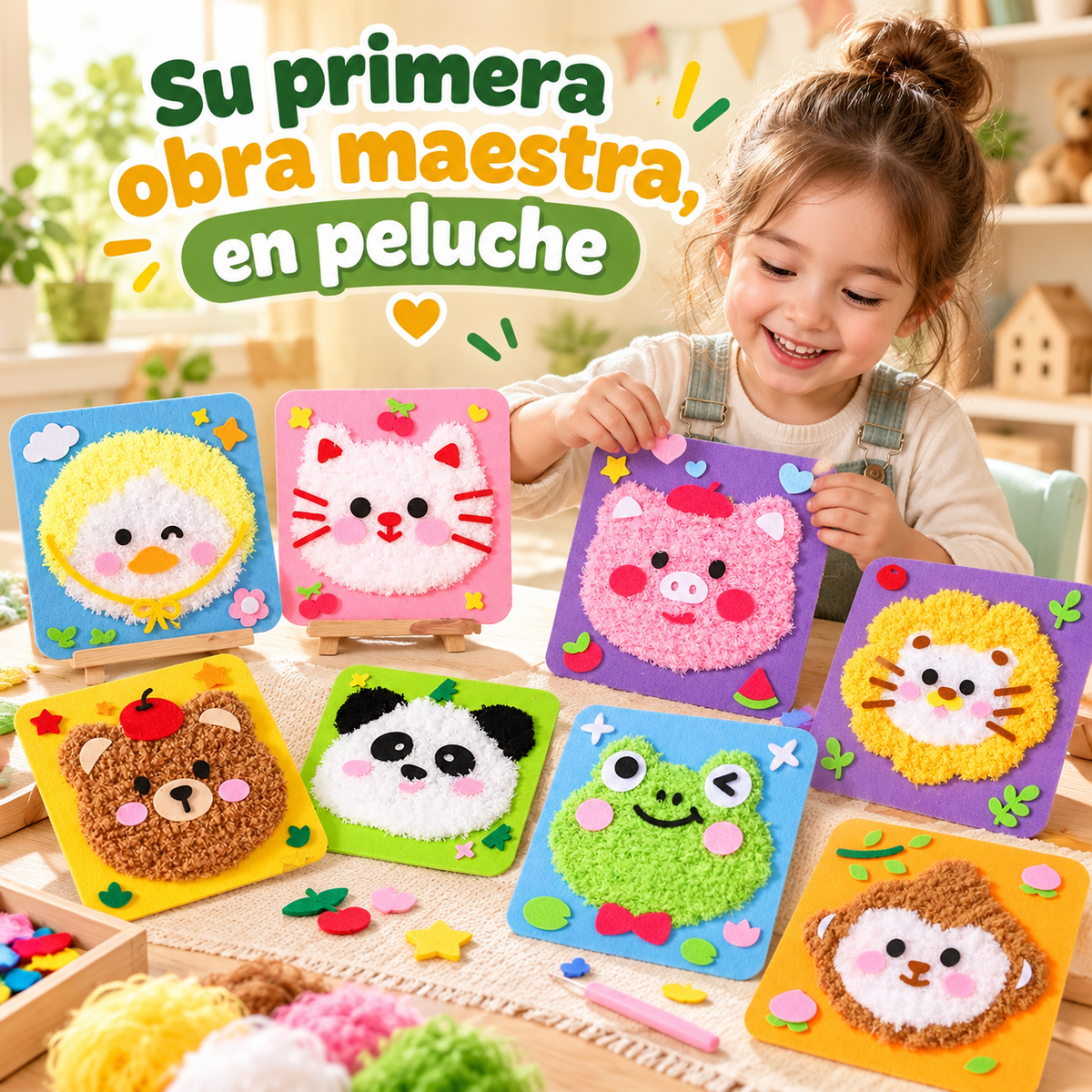 Taller de Arte Infantil: Cuadritos Animados de Peluche