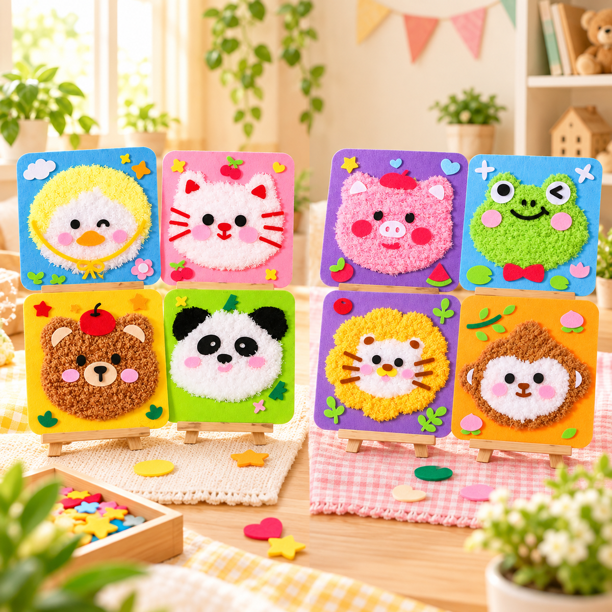 Taller de Arte Infantil: Cuadritos Animados de Peluche