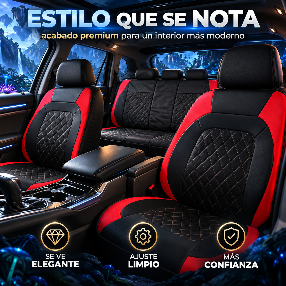 SET X5 FORROS DE AUTO: HAZ QUE TODOS NOTEN EL CAMBIO