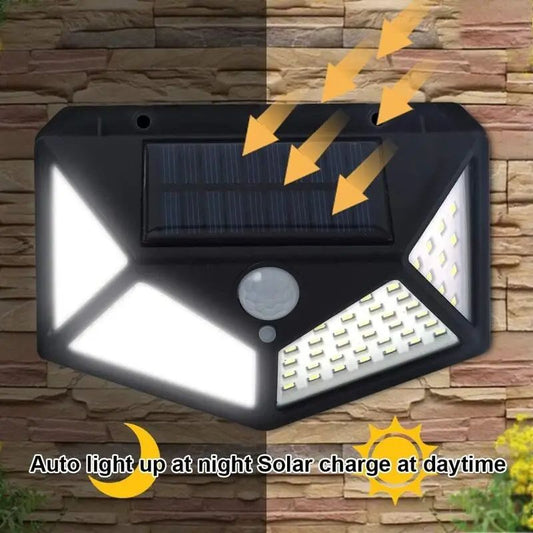 LÁMPARA LED CON PANEL SOLAR