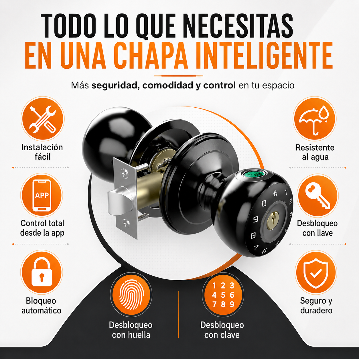 CHAPA INTELIGENTE: Más privacidad, más seguridad, cero llaves